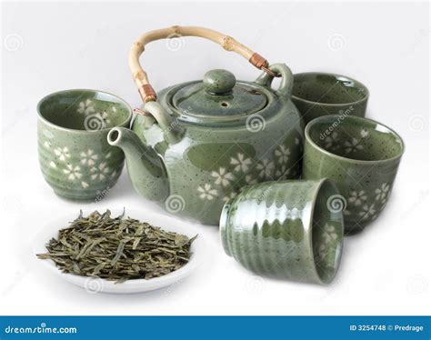 Green Tea Teapot Set