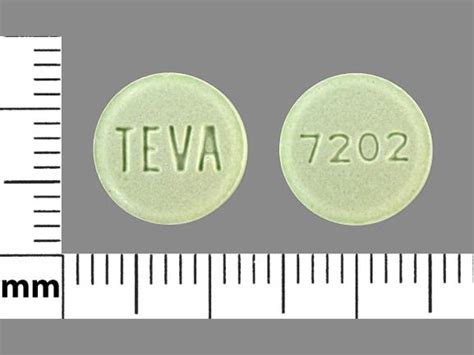 green teva round pill