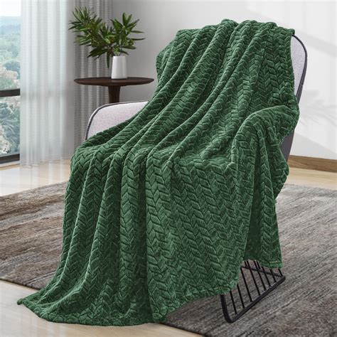 Green Throw Blanket For Bed