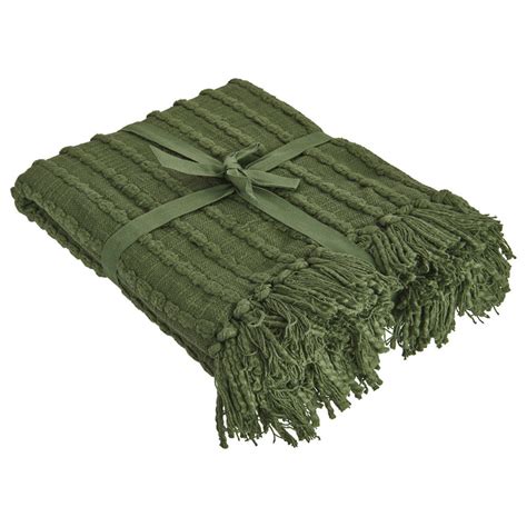 Green Throw Blanket Wilko