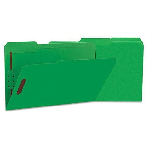 Green Top Tab Folders
