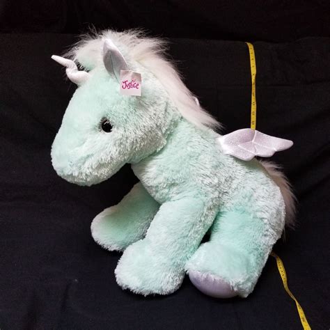 home.furnitureanddecorny.com:green unicorn stuffed animal
