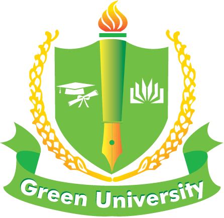 green university of bangladesh logo png
