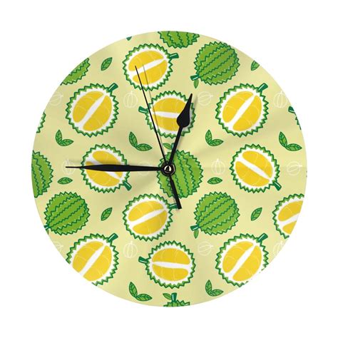 Green Yellow Wall Clock