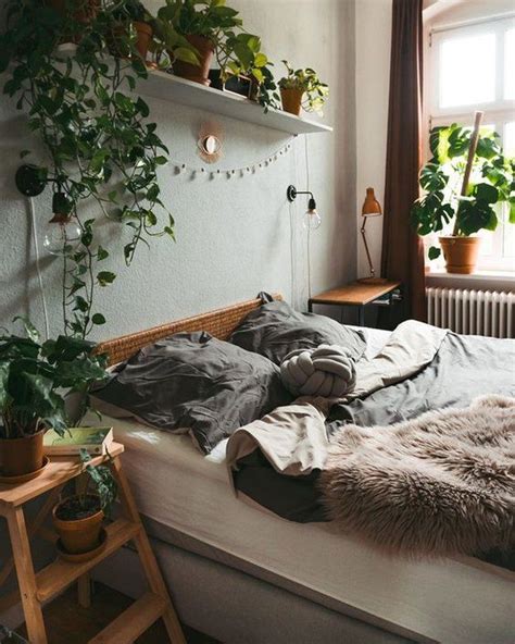 greenery example for bedroom designs