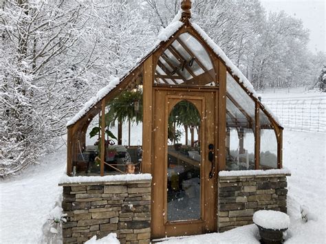 Four Types of Small Winter Greenhouse Sustainable Planting