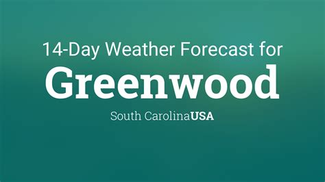 greenwood sc weather forecast