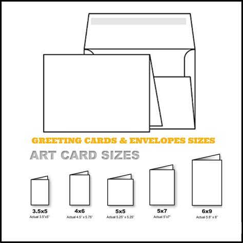 Greeting Card Size Envelopes