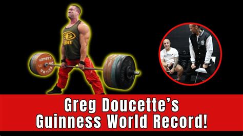greg doucette world record