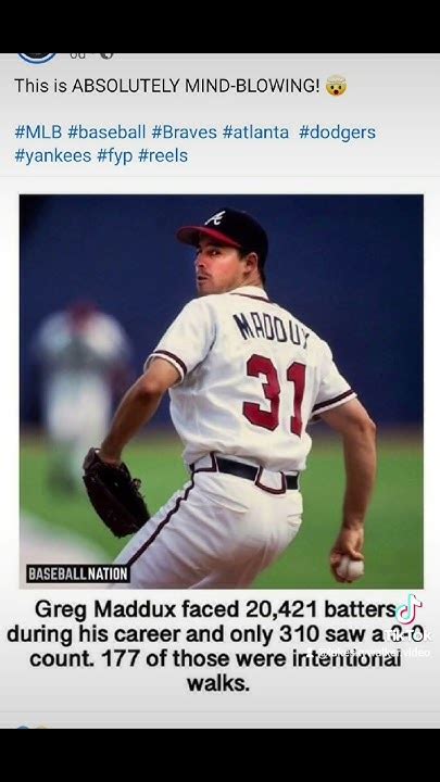 greg maddux walks vs batters faced