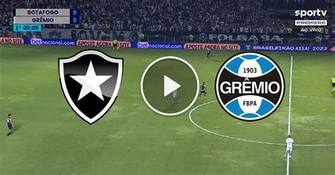 gremio x botafogo 2023 ao vivo online