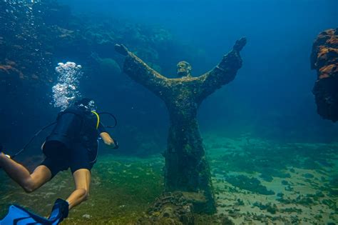 Grenada Underwater Statue