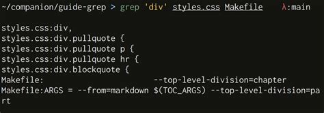 Grep String Literal