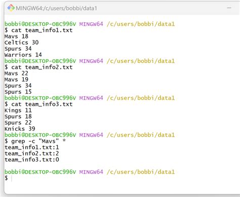 Grep String Occurrence