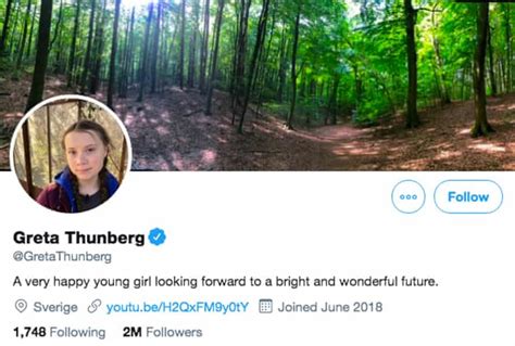 greta thunberg twitter bio