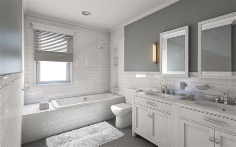 17 Classic Gray and White Bathrooms