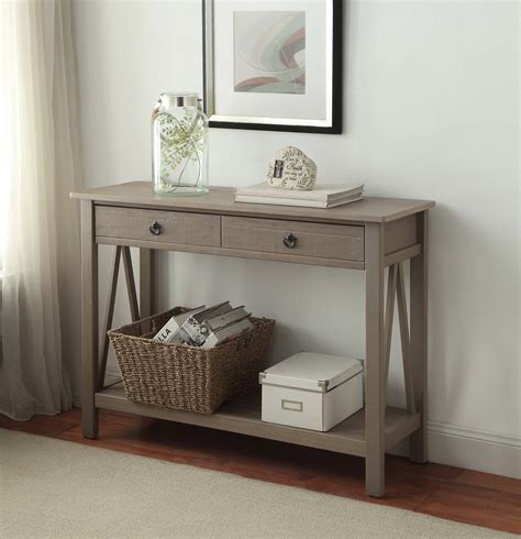 Famous Grey Console Table For Small Space
