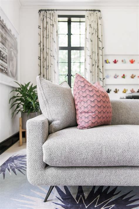 This Grey Couch With Pink Pillows Best References