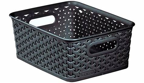 Grey Curver Baskets Cloudy Knit Storage The Container Store