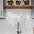 grey decorative kitchen wall tiles design