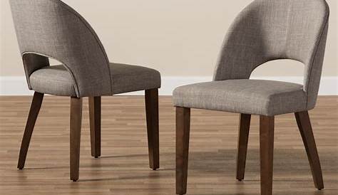 Grey Dining Chairs Dark Wood Legs With 4xtulip Chair Modern
