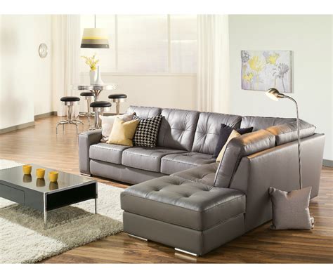 Incredible Grey Leather Sectional Living Room Ideas Best References