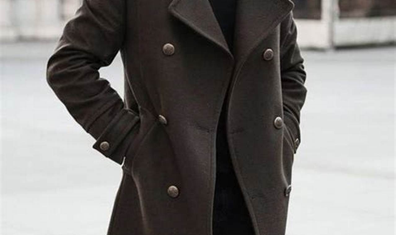 Grey Trench Coat Men's Outfit: A Timeless Classic
