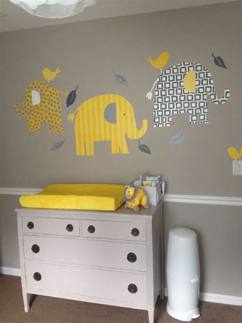 Grey and Yellow Nursery Yellow nursery, Baby room decor, Nursery twins