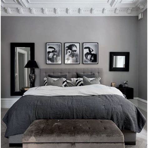 Grey And White Bedroom Wall Art