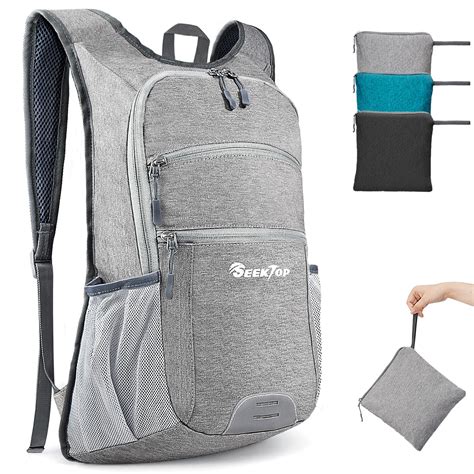 Grey Backpack Lightweight