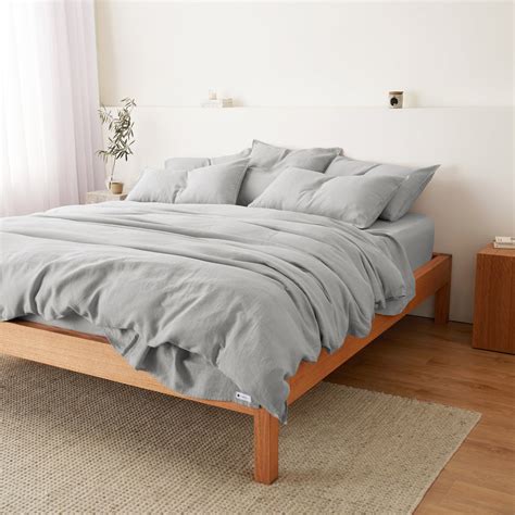 Grey Bed Sheets Double Bed