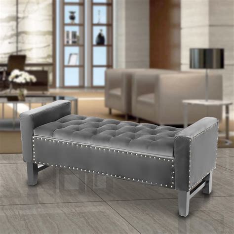 Add Style and Functionality with a Grey Bedroom Bench - Shop Now for the Best Selection!