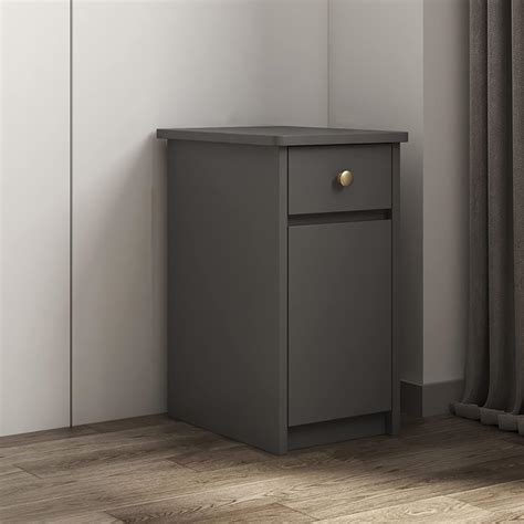 Grey Bedside Table Narrow