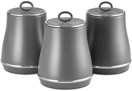 Grey Canisters Kitchen