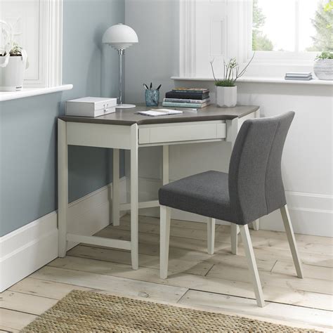 Grey Corner Desk For Small Space