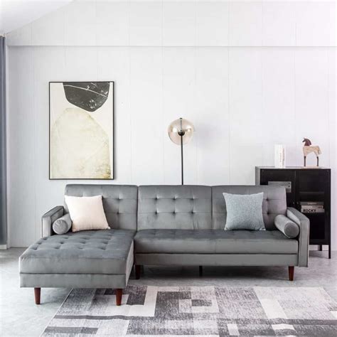 Grey Corner Sofa With Chaise End