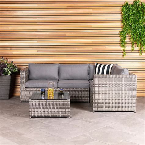 Grey Corner Sofa With Coffee Table