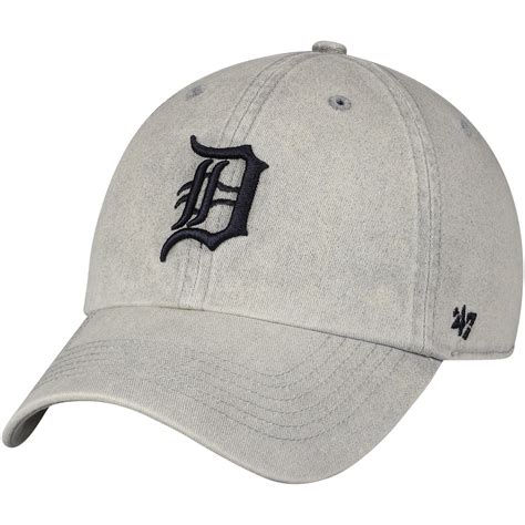 grey detroit tigers hat