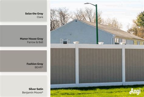Grey Fence Paint Samples