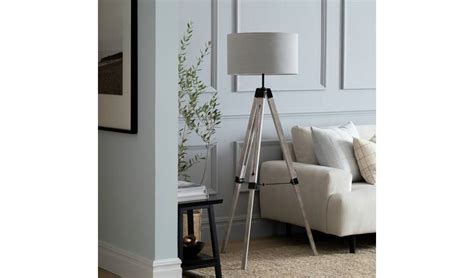 grey floor lamp