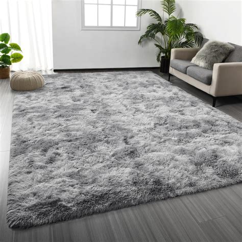 Grey Fluffy Rug Amazon