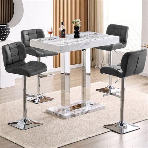 Grey Gloss Bar Stools