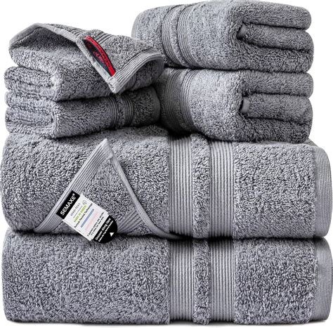 Grey Hand Towel Set