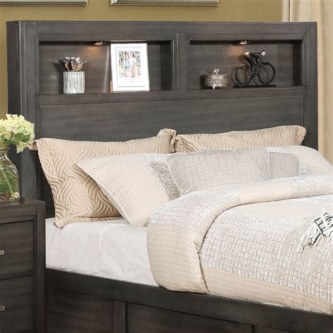 Grey Headboard Queen Set