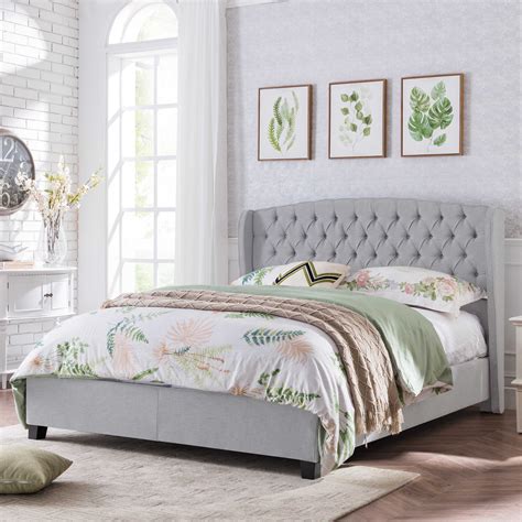 Grey King Size Bed Frames