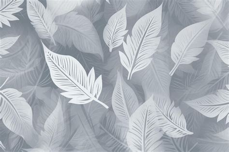 Grey Leaf Design
