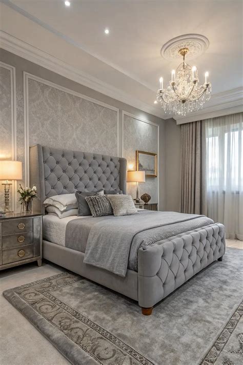Grey Master Bedroom
