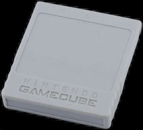 Grey Memory Card Gamecube