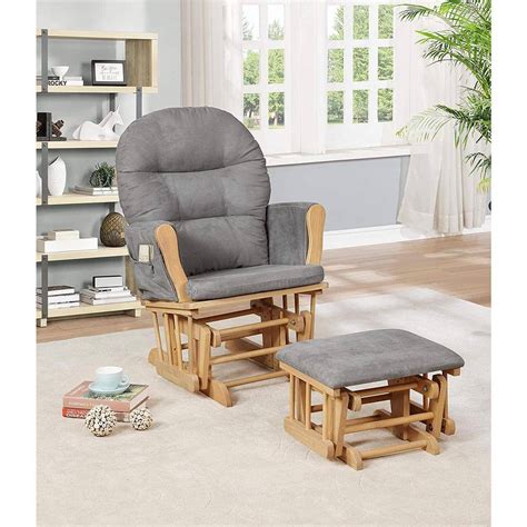 Grey Ottoman Glider
