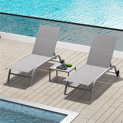 Grey Pool Chairs